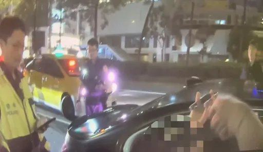 駕偽造車牌上路有鬼 大安警「這系統」建功!攔車逮人查獲毒品