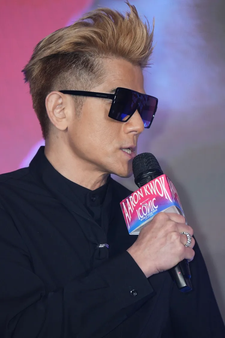 郭富城談到亡母哭了。彭欣偉攝