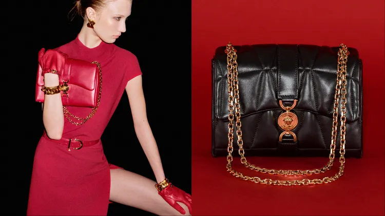 Kleio包運用納帕皮呈現出枕頭一般的柔軟外觀，為本季重點包款。品牌提供