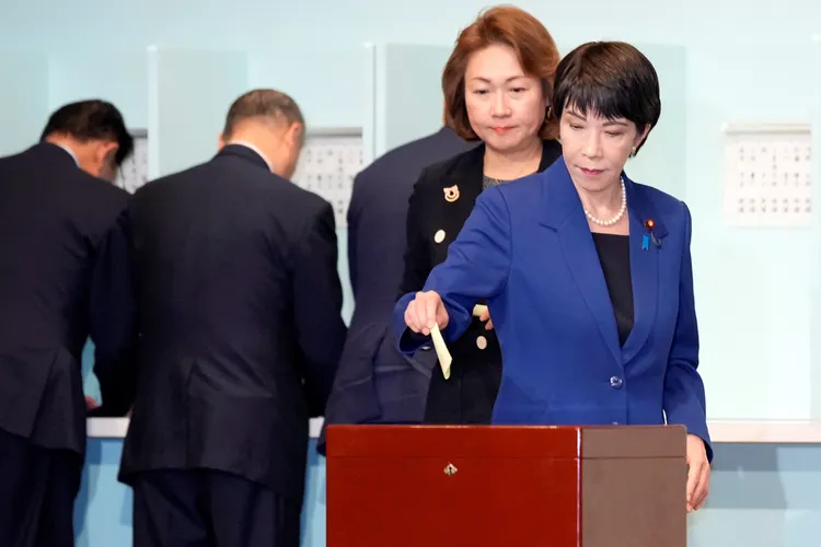 高市早苗無緣成為日本首位女首相。路透
