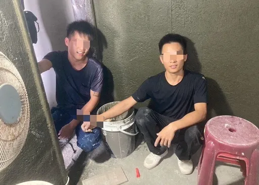 磁磚男顏值在線!激似這韓星 卻被新竹專勤隊查出是逾期移工