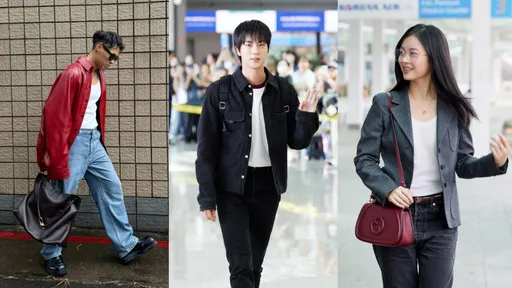 Jin機場聽到這2字嘴角失守 Hanni戴方框眼鏡當知性佳人