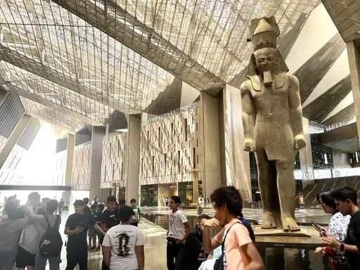 绝美!大埃及博物馆将开放试营运 5千件图坦卡门陪葬品问世