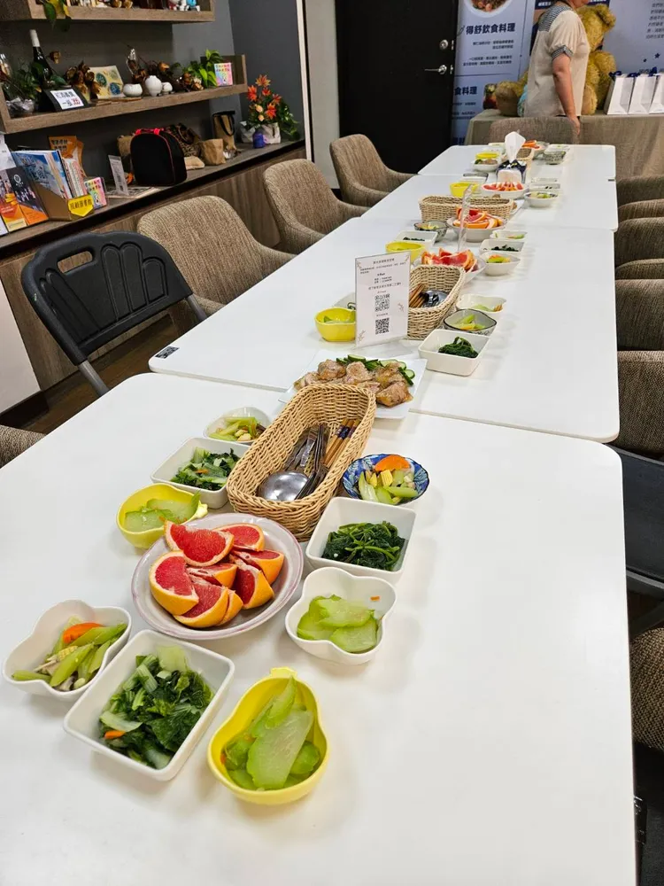 餐點家常豐富又營養。衛生局提供