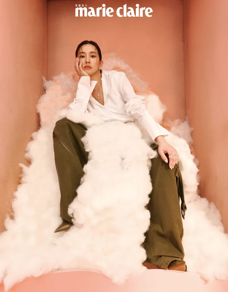 趙岱新拍攝《Marie Claire Taiwan美麗佳人》封面。《Marie Claire Taiwan美麗佳人》國際中文版提供