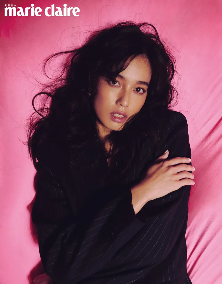 陳庭妮拍攝《Marie Claire Taiwan美麗佳人》封面。《Marie Claire Taiwan美麗佳人》國際中文版提供
