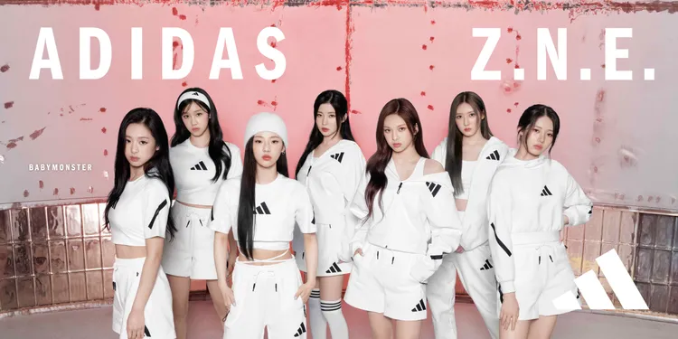 BABYMONSTER演繹女款Z.N.E.系列。品牌提供