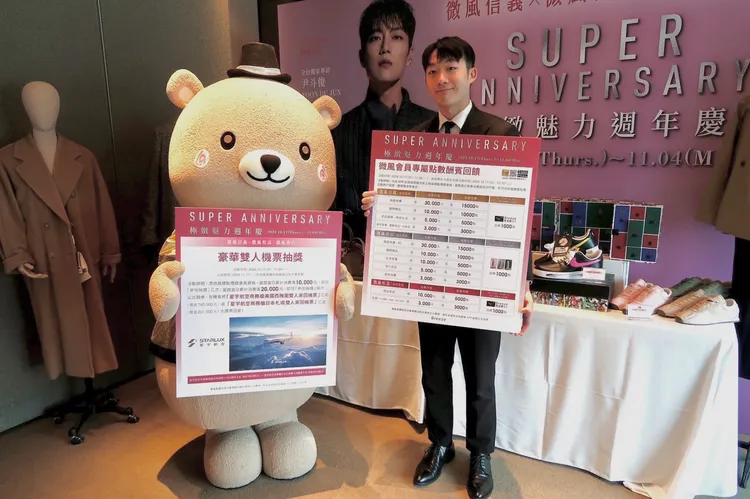 2024微風信義Ｘ微風松高X微風南山週年慶10/17至11/4登場。業者提供