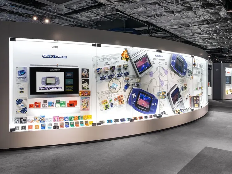 任天堂博物館展出過去發行過的產品。翻攝IG@nintendo_jp