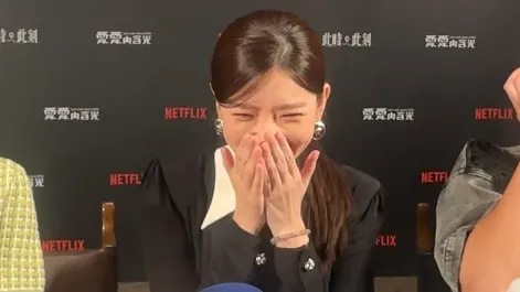 郭雪芙幸福滿溢，甜到笑容藏不住。王思穎攝影