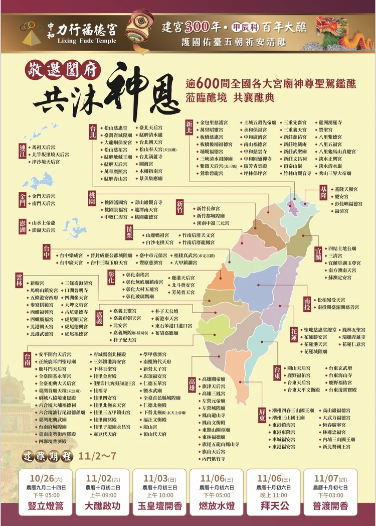 中和力行福德宮提供