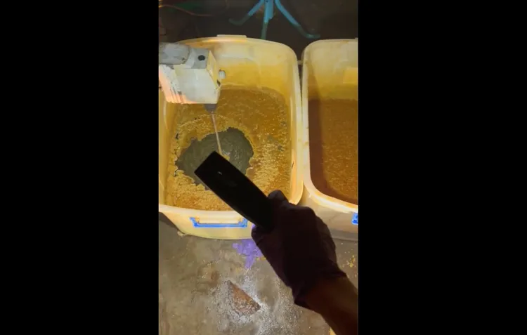 製毒現場。警方提供