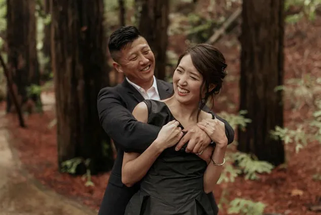 崔敏貞與黃凱文都有軍事背景。翻攝Instagram/Kevin Hwang
