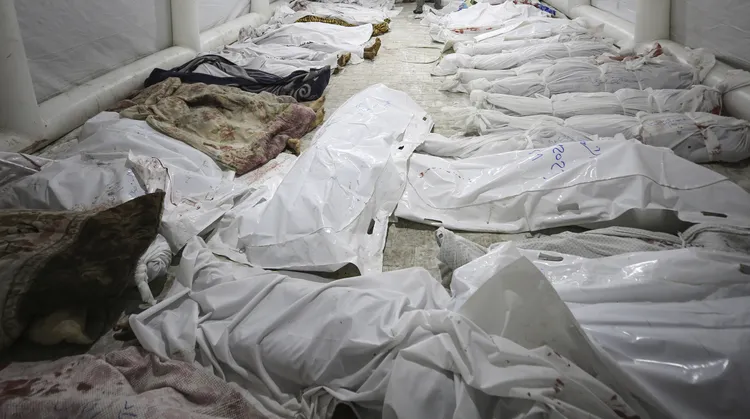 開戰滿1年，死亡人數超過4.2萬人，絕大多數都是平民百姓。美聯社資料照片