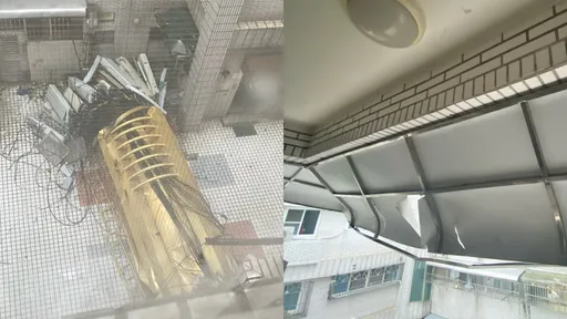 恐怖!屏東社區基地台「8樓砸落中庭」 住戶崩潰:還我網路