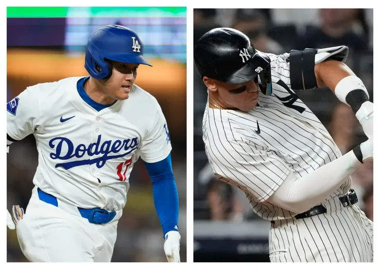 大谷翔平和賈吉本季表現都很出色。美聯社
