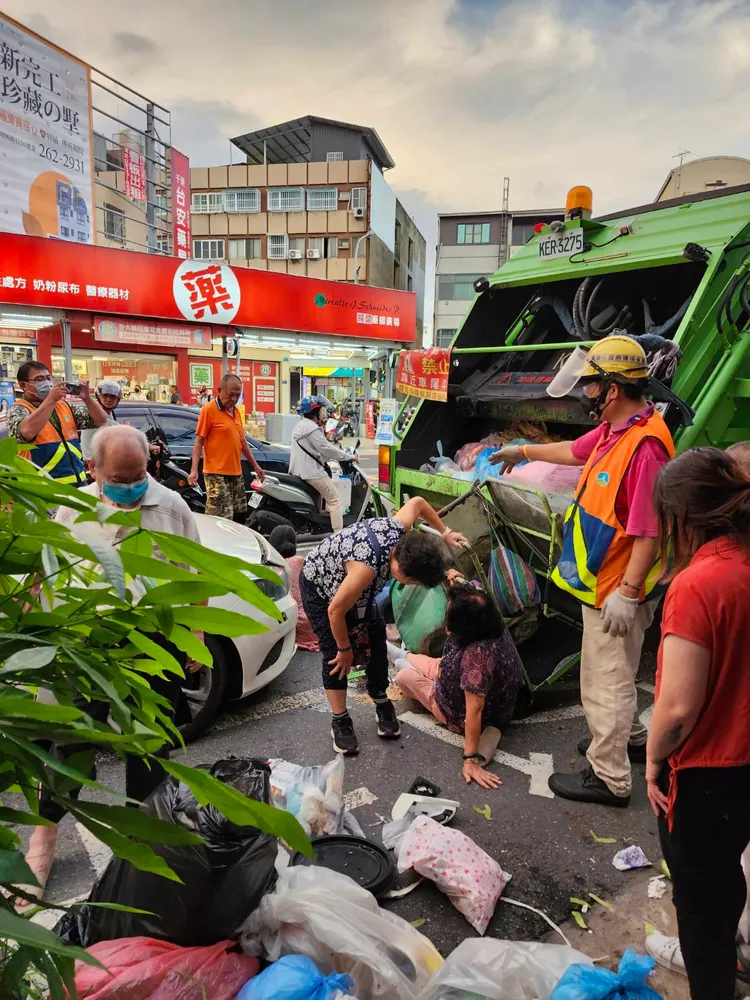 現場造成７位民眾受傷。民眾提供