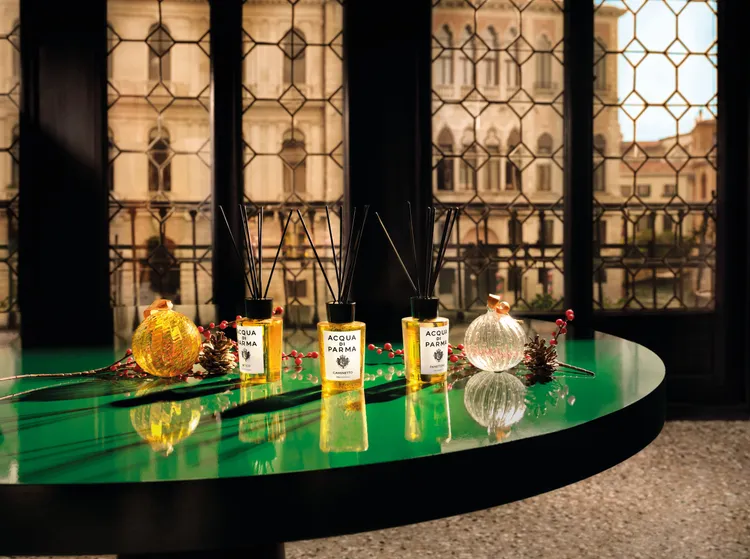 帕爾瑪之水2024流金璀璨限量版擴香，180ml／4100。品牌提供