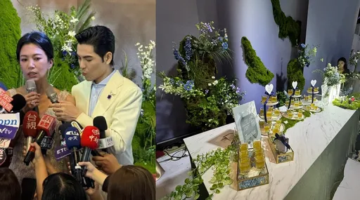 直擊｜蕭敬騰森林風婚禮超清新！特調酒迎賓綠葉送祝福