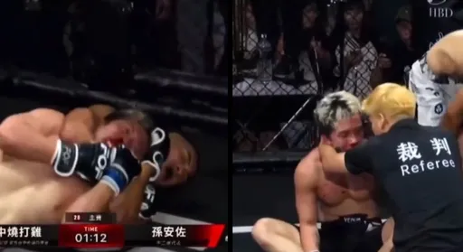 孫安佐遭暴打滿臉血 慘敗喊1句掀歡呼!韓森讚:你是貴人