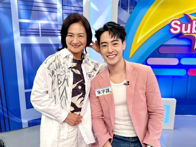 朱宇謀（右）曾經嗆媽，讓他當場被巴下去。緯來戲劇台提