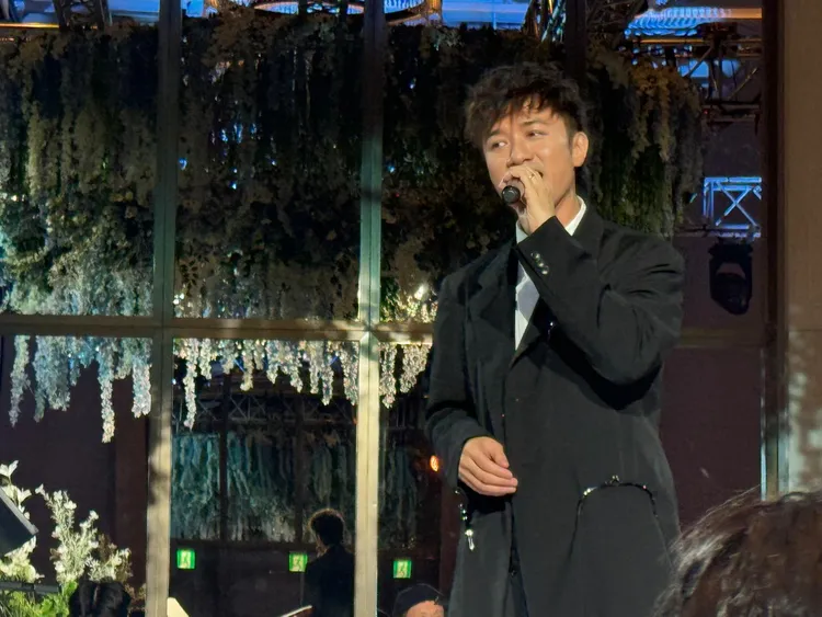 古巨基也帶來美妙歌聲。讀者提供