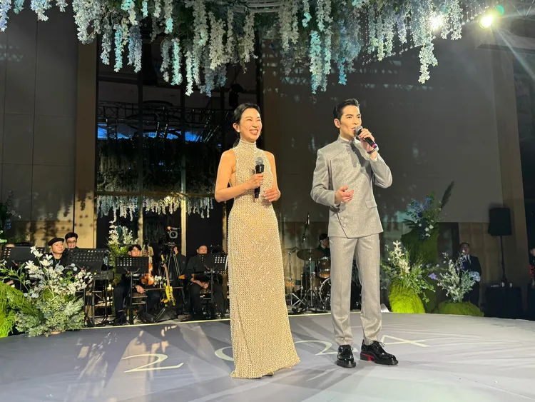 Summer開心向賓客問好。讀者提供