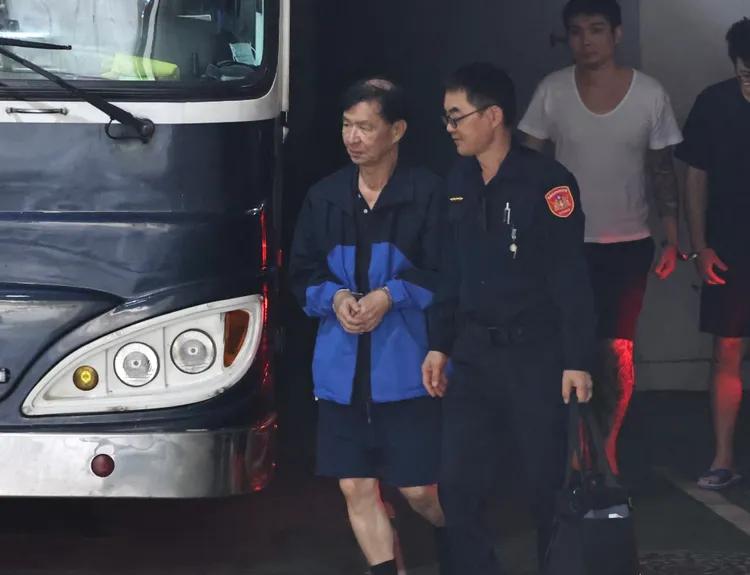 彭振聲今天下午第7度被提訊到北檢，是目前京華城弊案中，被提訊次數最多的被告。張欽攝