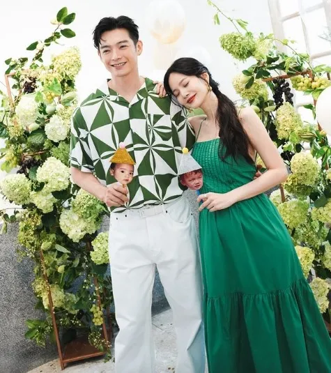 曾之喬為寶寶開趴，弄到自己快睡著了。翻攝曾之喬IG