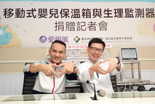 愛爾麗捐百萬「早產兒救命神器」 常如山喊:當醫護人員最大後盾