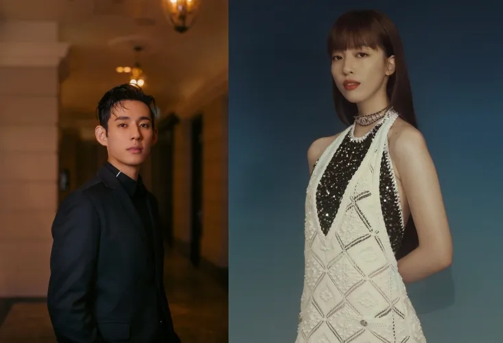 楊千霈領軍王渝萱與徐鈞浩主持紅毯。金馬執委會提供