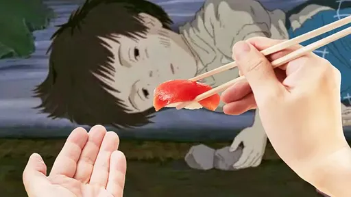 藏壽司2張圖吸6400萬瀏覽 繁衍無限惡搞《螢火蟲之墓》也得嚐一口