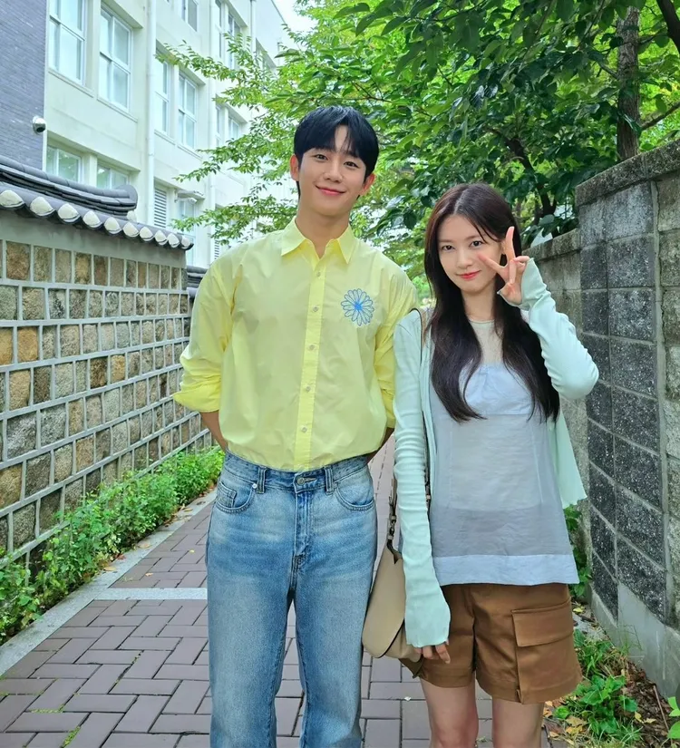 丁海寅（左）、庭沼珉（右）的CP組合引起熱議。翻攝丁海寅IG