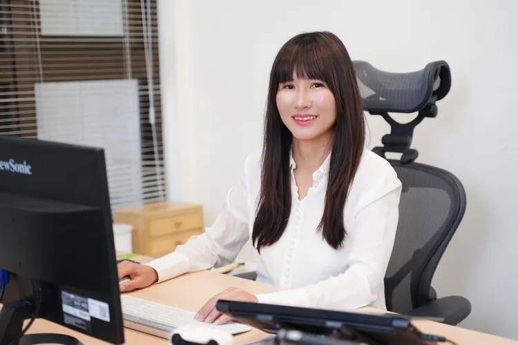 聯合再生能源副總經理陳孟秀。彭欣偉攝