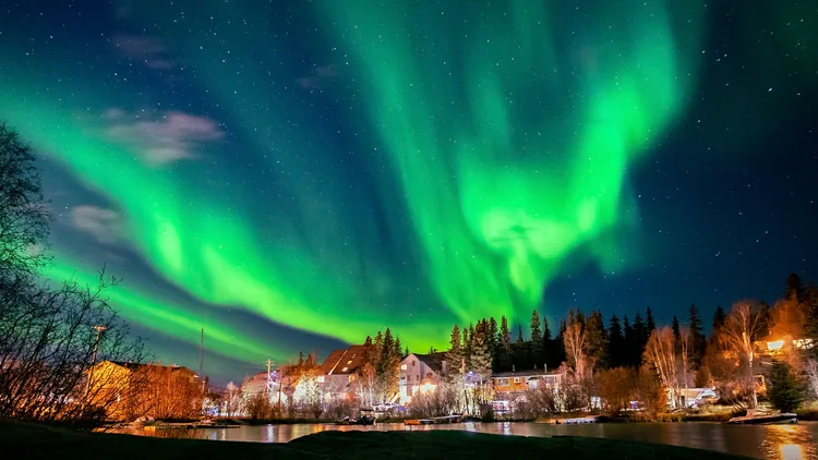 加拿大育空地區極光。翻攝自Northen Lights Canada