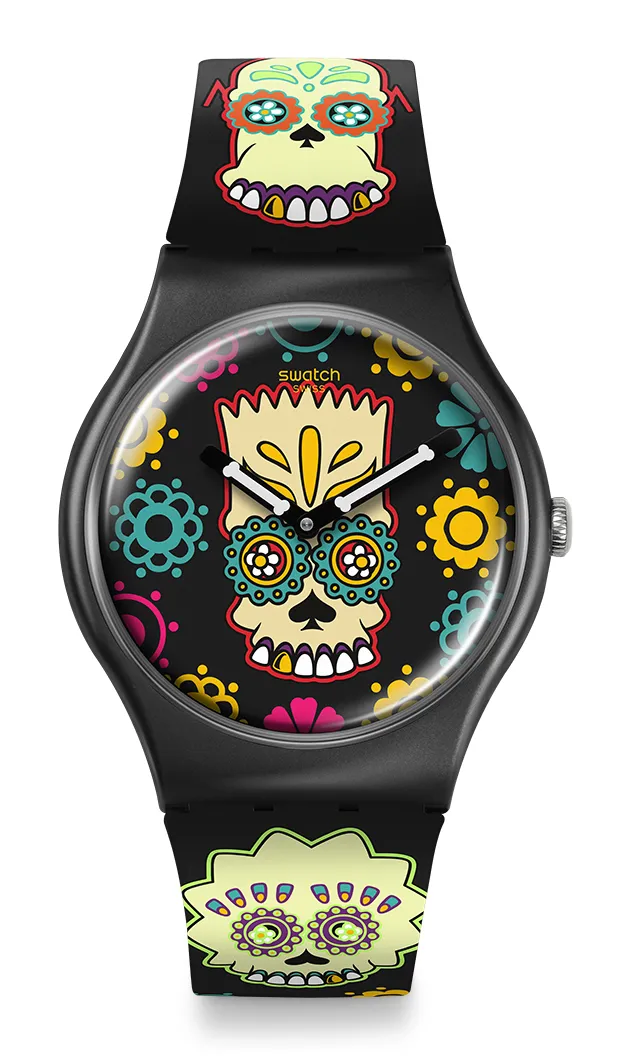 Swatch D'OH OF THE DEAD，3450元。品牌提供