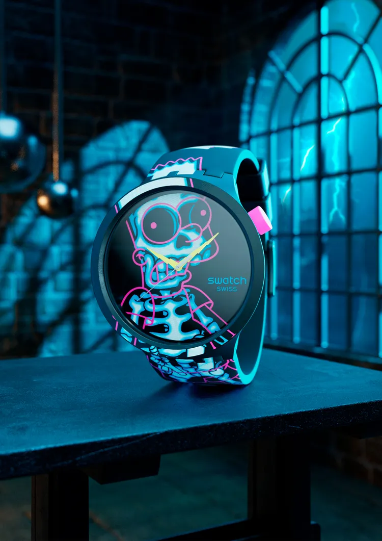 畫面中的霸子遭到電擊化身為骷髏。品牌提供