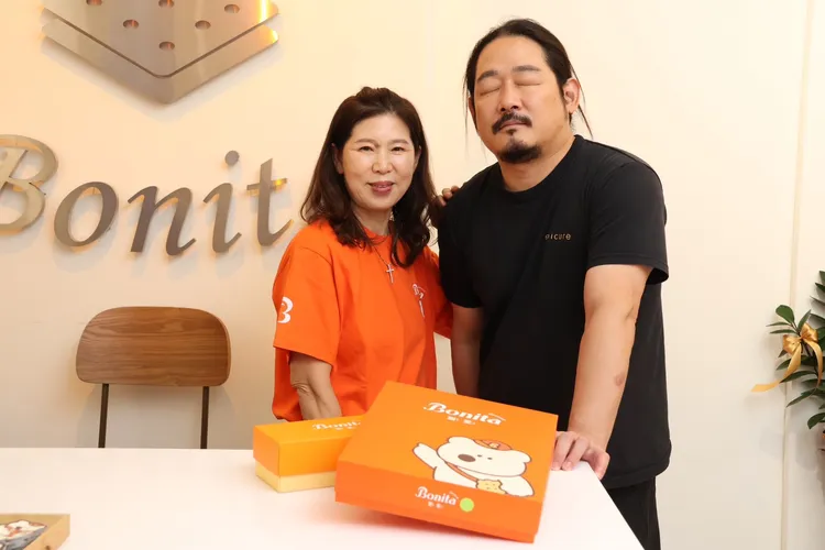 金度潤快閃台灣24小時，就是為了替好友的甜點店站台（場地提供：甜堂）。莊宗達攝