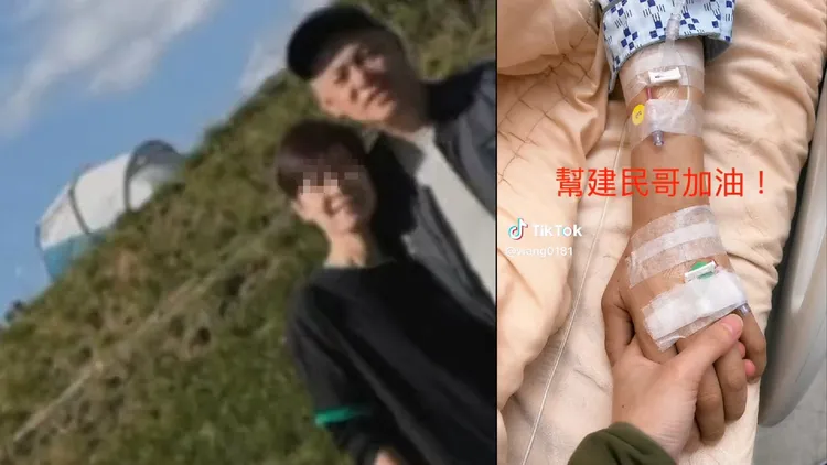 汪建民多年來身旁有女友Joan陪伴。翻攝汪建民TikTok