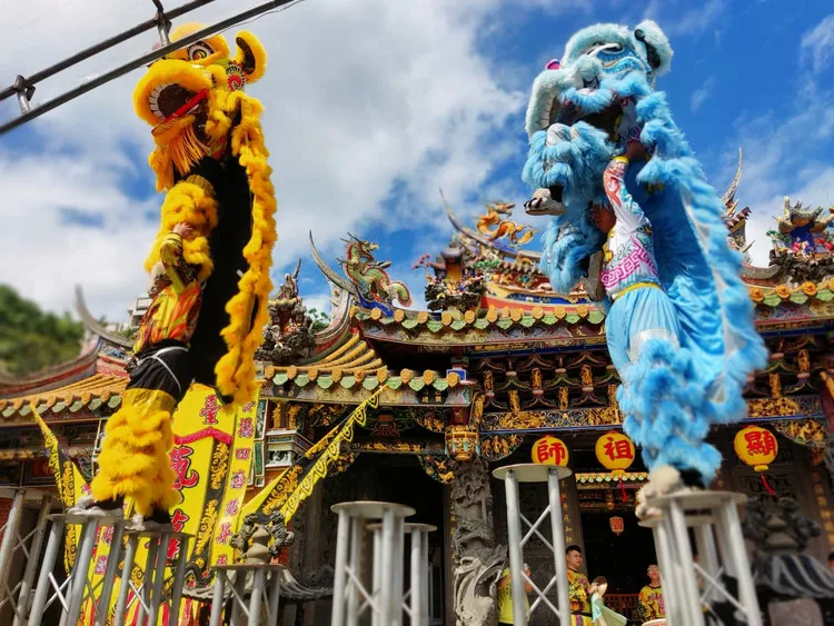 舞獅高樁賽將在10月19日登場，來自全來技藝高超隊伍搶奪師王頭銜。公所提供