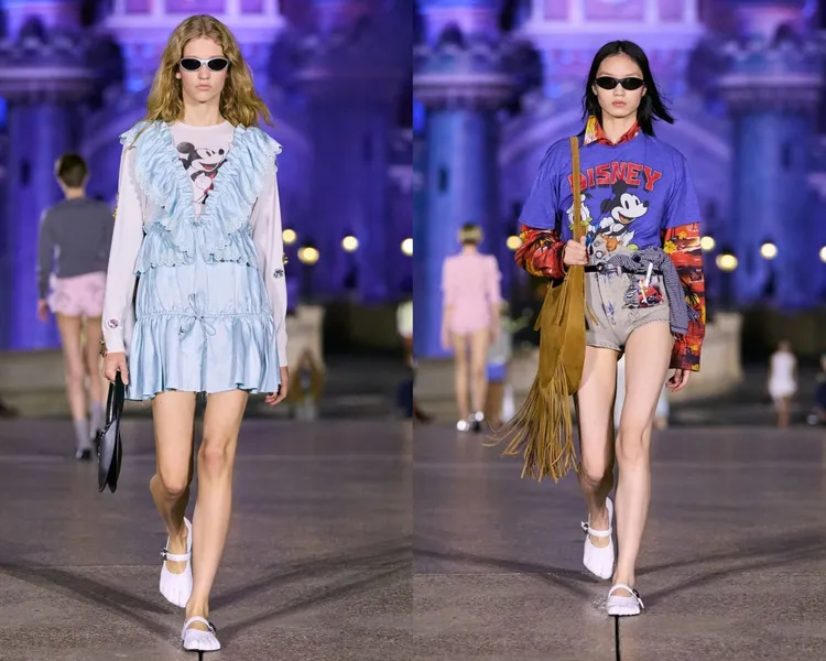 Coperni在巴黎迪士尼樂園舉辦夢幻大秀。翻攝coperni IG