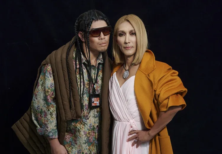 潘若迪萬聖節變身席琳狄翁，扮相幾可亂真。莫莉團隊提供