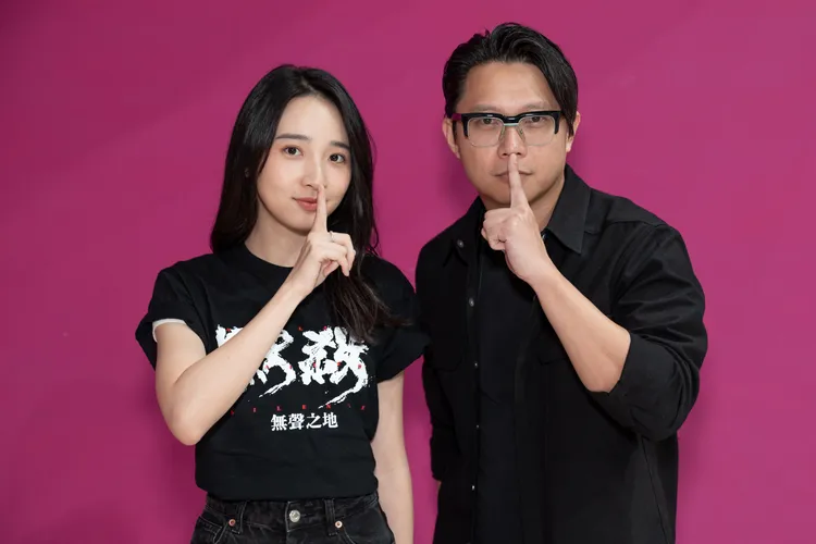 導演柯汶利和李沐一起出席特映會。鴻聯國際提供