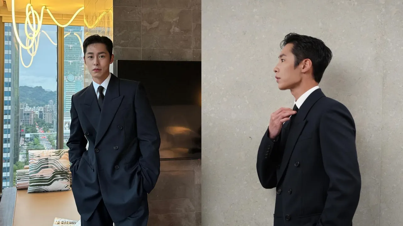 李宰旭昨在台出席SAINT LAURENT台北101旗艦店開幕，今他在IG分享帥照。翻攝李宰旭IG