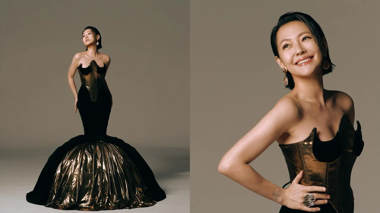 小S此次金鐘鎩羽而歸，但她曬美照稱「已經把獎座穿身上」。翻攝小S IG