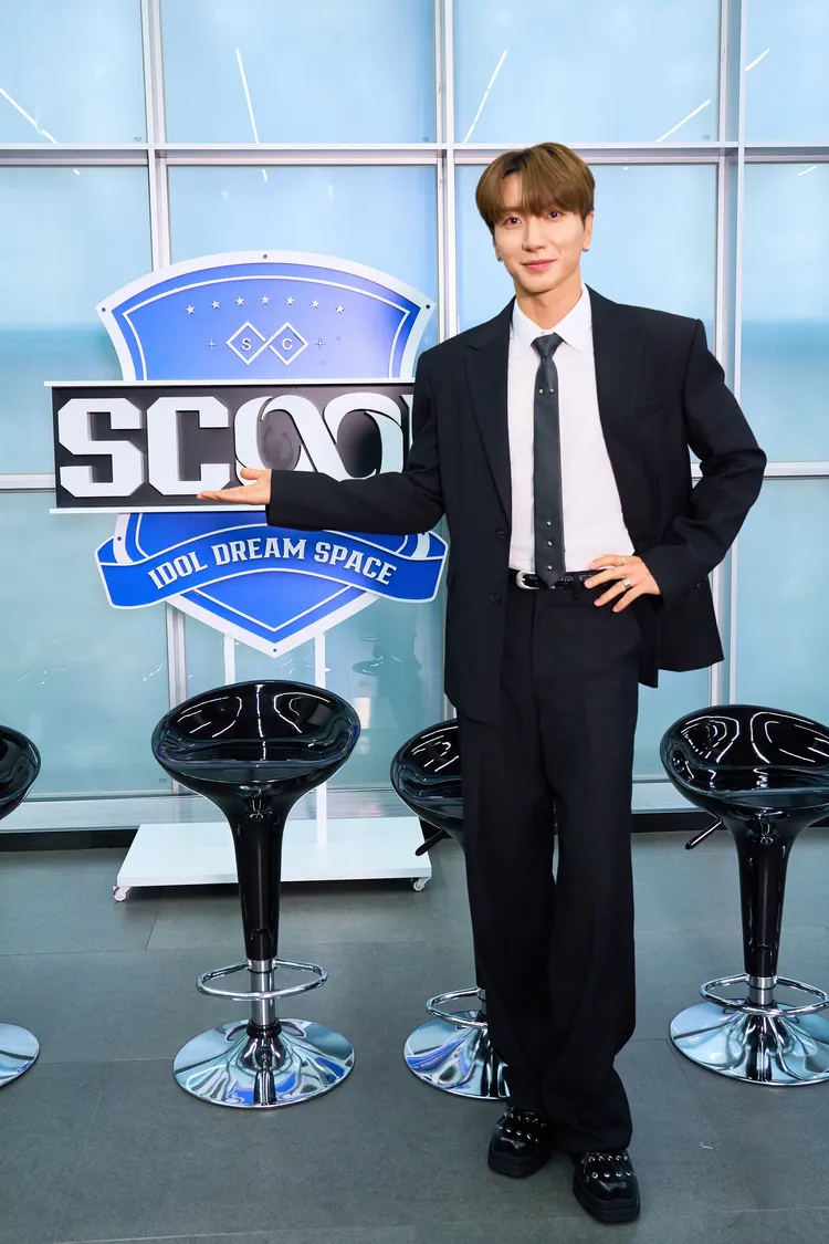 利特擔任台韓合作選秀《SCOOL》主持人。天空娛樂提供