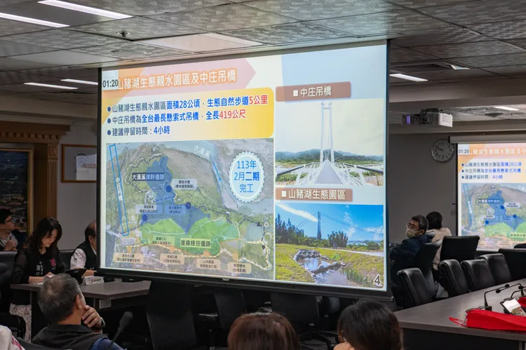 桃園市府跨局處推動大龍門地區水利建設兼顧觀光。桃園市府提供