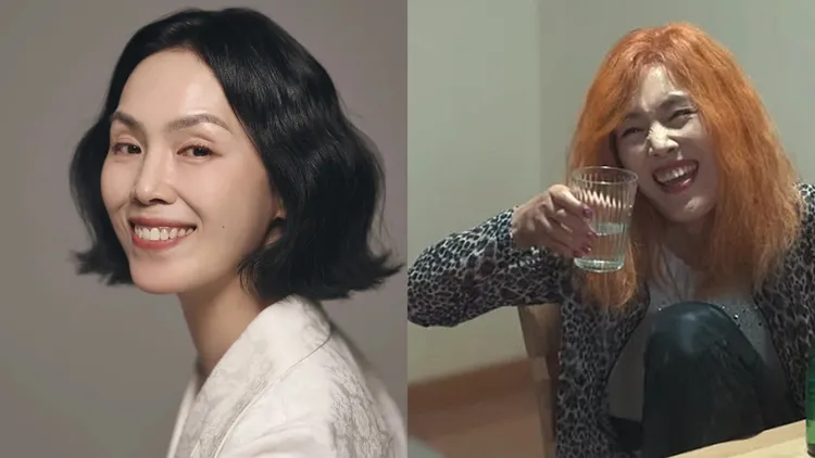 朴志雅演活《黑暗榮耀》「文同珢瘋媽」，跟宋慧喬有多場對手戲，因腦梗塞病逝。翻攝BILLIONS、Netflix