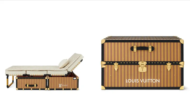 與男裝創意總監Pharrell Williams合作的Bed Trunk床墊硬箱。品牌提供