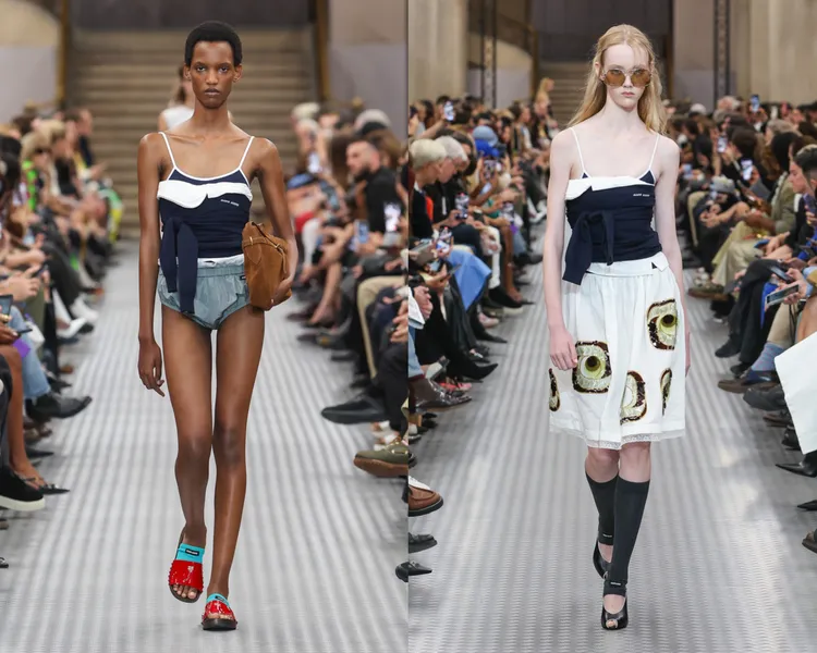 Miu Miu 2025春夏大秀。品牌提供